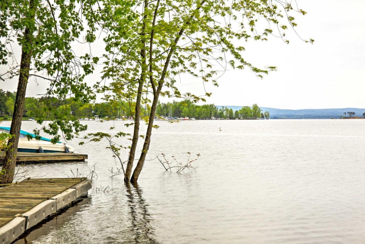Mayfield Home With Private Dock On Lake Sacandaga! Broadalbin Bagian luar foto