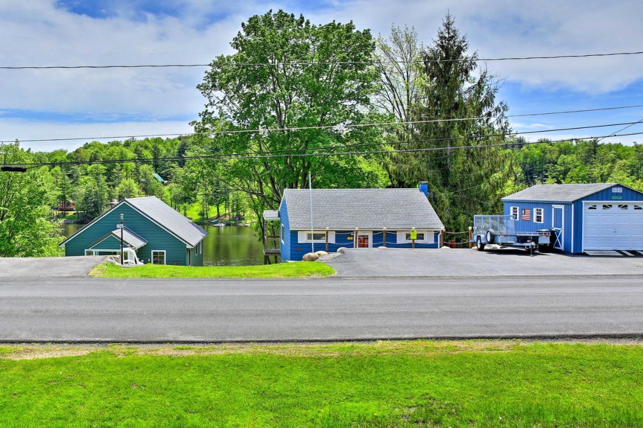 Mayfield Home With Private Dock On Lake Sacandaga! Broadalbin Bagian luar foto